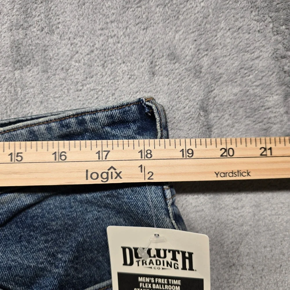 Duluth Trading Flex Ballroom Standard Fit Jeans Mens 36x30 Blue 54302 NWT - Picture 6 of 14